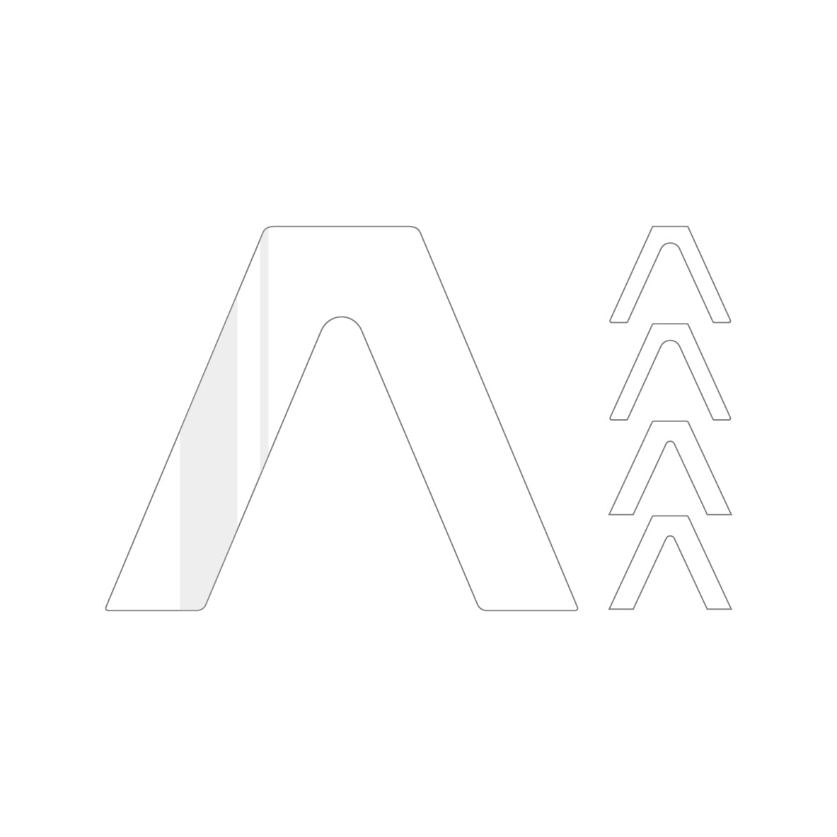 Lambda 'A' Stickers