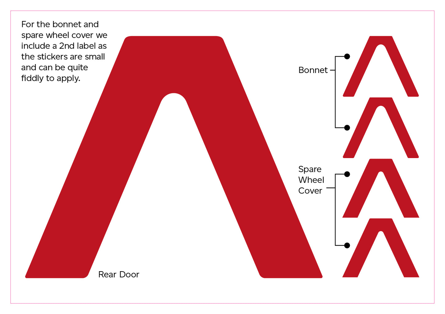 Lambda 'A' Stickers